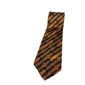 The Good Life by Russ 100% silk cigar classic tie